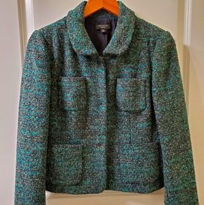 Cropped tweed jacket